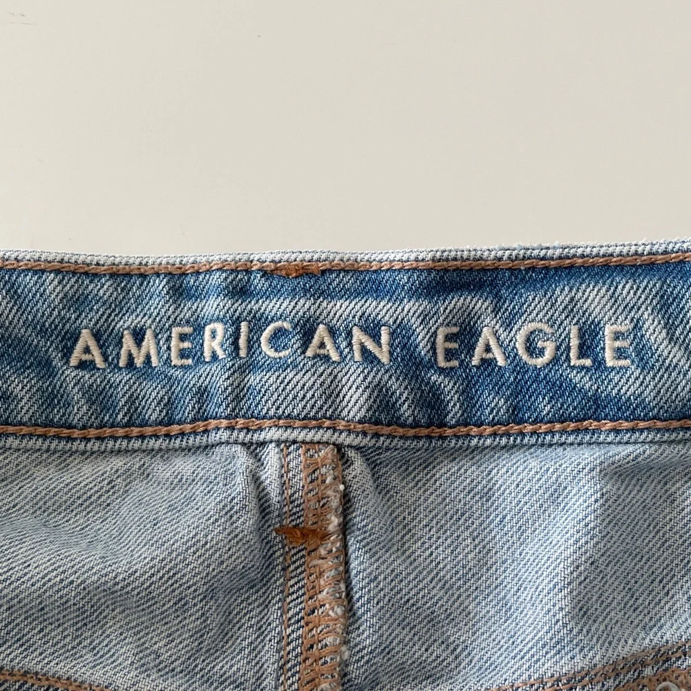 American Eagle Jean Shorts Zipper Fly Beach Coastal Denim Short